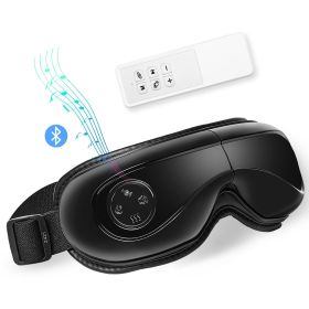 VEVOR Eye Massager with Heat & Remote, Heated Eye Massage Mask with 5 Modes and Bluetooth Music, 180° Foldable Eye Care Massager for Eye Strain