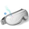 VEVOR Eye Massager with Heat, Heated Eye Massage Mask with 5 Modes and Bluetooth Music, 180° Foldable Eye Care Massager for Migraines, Eye Strain