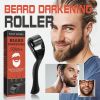 East Moon Beard Bushy Roller, Strong Root Moistens Soft Light For Men Nourishing Bushy Growing Beard Comb