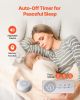 VEVOR Sound Machine, 20 Soothing Sleep Sounds, 4-in-1 Hangable White Noise Sound Machine with Auto-Off Timer, Soft Ring Light
