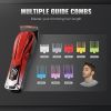 VEVOR Professional Hair Clipper for Men, Cordless Barber Clipper with 6800RPM Brushless Motor & LED Display