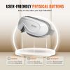 VEVOR Eye Massager with Heat, Heated Eye Massage Mask with 5 Modes and Bluetooth Music, 180° Foldable Eye Care Massager for Migraines, Eye Strain