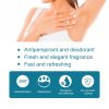 South Moon Coconut Oil Underarm Deodorant, Lighten Underarm Odor Refreshing And Fragrance Antiperspirant Cream