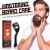 East Moon Beard Bushy Roller, Strong Root Moistens Soft Light For Men Nourishing Bushy Growing Beard Comb