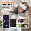 VEVOR Eye Massager with Heat, Heated Eye Massage Mask with 5 Modes and Bluetooth Music, 180° Foldable Eye Care Massager for Migraines, Eye Strain