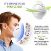 Dust and Particle Masks. Pack of 50 Disposable Respirator with Elastic Strap Dust and Filter Safety Masks for Non-Toxic Dust, Pollen, Danger, sawdust