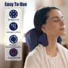 Cordless Neck Shoulder Massager With Soothing Heating 3 Intensity Levels 2 Heating Levels Electric 4D Shiatsu Deep Kneading Pillow For Back Traps Gift