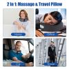 Shiatsu Neck Massage Pillow for Pain Relief - 2-in-1 Use (Neck/Arms/Legs), 3 Massaging Speeds, 2 Heating Modes, 2200mAh Long-Life Battery