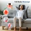 3D Shiatsu Neck & Back Massager, Heat Function, 3 Modes & Intensities, Home & Car Use, 15-Min Auto Shutdown, LCD Display