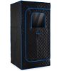 Extra-Large Home Sauna Tent with Foldable Chair - 220lbs Capacity, 360° All-Round Steam, Tool-Free Setup-Blue