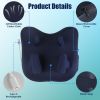 Cordless Neck Shoulder Massager With Soothing Heating 3 Intensity Levels 2 Heating Levels Electric 4D Shiatsu Deep Kneading Pillow For Back Traps Gift