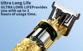 Electric Hair Clipper, Rechargeable, T9 Vintage Style, for Men's Grooming, USA