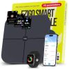 25 Metrics EziGo White Digital Bathroom Smart Scale with BMI, Body Fat, Muscle Mass, Bluetooth, Apple Health Compatible Scales