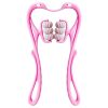 Neck Roller Massager 360º Rotatable Trigger Point Roller Portable Massager with 6 Balls for Neck Leg Thigh Foot Pain Relief