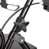 Four Wheel Walker Rollator with Fold Up Removable Back Support YF