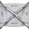 1.35MM Simple White Bath Chair - Lightweight and Durable