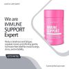 Immune Support Supplement Natural Herbal Cognitive Support Booster and Mushroom with Lion's Mane, Reishi Supplement for Memory Cognitive