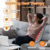Full Body Electric Massage Mat with Heat Vibration Massage Pad Cushion Back Massage Mattress Chair Pad with Neck Massage Pillow with 10 Vibration Moto