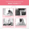 Wireless Menstrual Pain Relieve Warm Palace Belt Heating Pad Heating Uterus Acupoints Infrared Vibrating Massage Girlfriend Gift